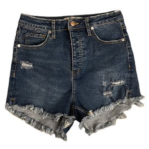 FREE PEOPLE We The Free Denim Shorts size 26 Like New